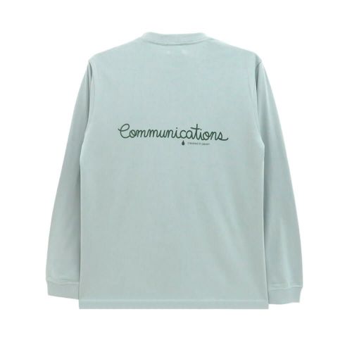 COLOR COMMUNICATIONS LONG SLEEVE カラーコミュニケーションズ ロングスリーブTシャツ HANDWRITE 2 SMOKEY GREEN スケートボード スケボー 1