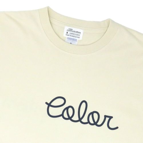 COLOR COMMUNICATIONS LONG SLEEVE カラーコミュニケーションズ ロングスリーブTシャツ HANDWRITE 2 VINTAGE NATURAL スケートボード スケボー 2