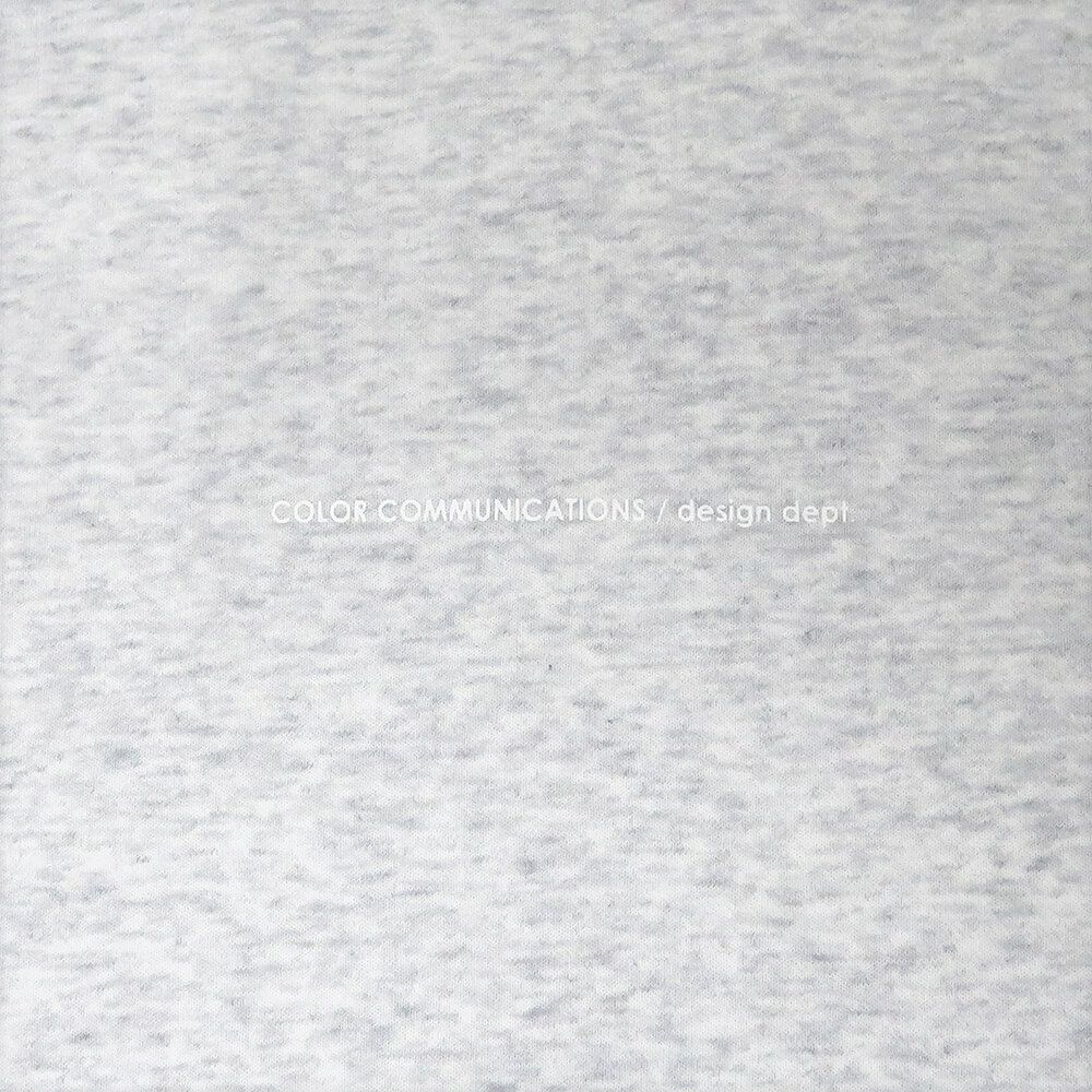 COLOR COMMUNICATIONS CREW SWEAT カラーコミュニケーションズ トレーナー WAWA OWL EMB LETTER 1/4 ZIP ASH 刺繍ロゴ スケートボード スケボー 4