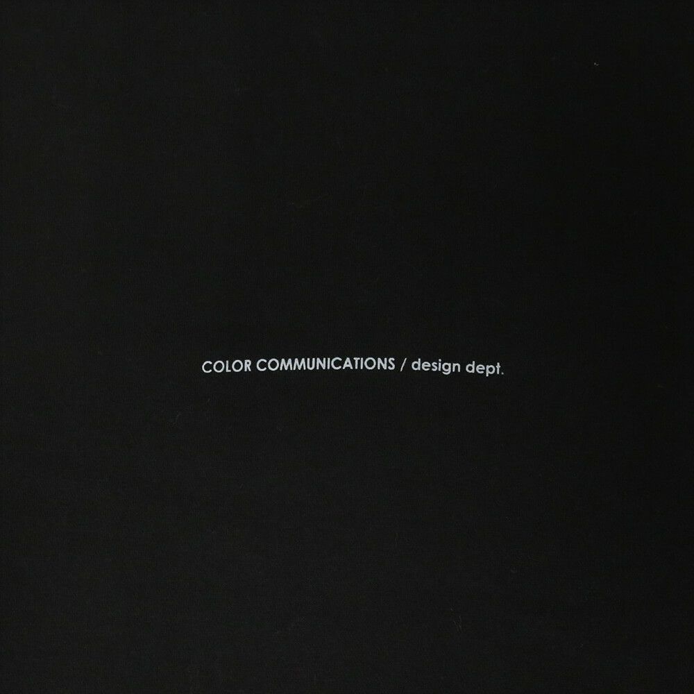 COLOR COMMUNICATIONS CREW SWEAT カラーコミュニケーションズ トレーナー WAWA OWL EMB LETTER 1/4 ZIP BLACK 刺繍ロゴ スケートボード スケボー 4