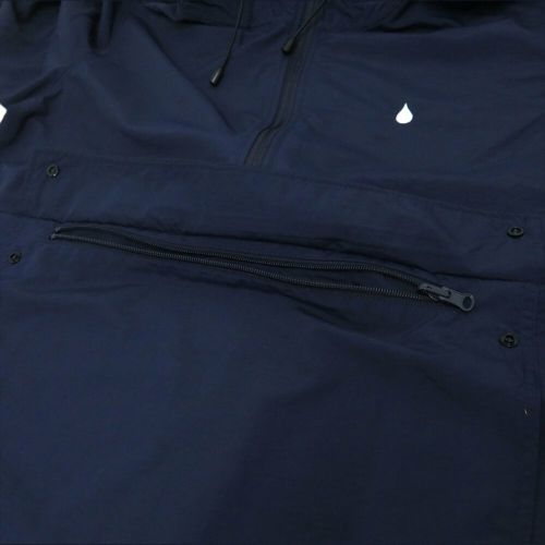 COLOR COMMUNICATIONS JACKET カラーコミュニケーションズ ジャケット DRIP EMB PACKABLE ANORAK NAVY スケートボード スケボー 4