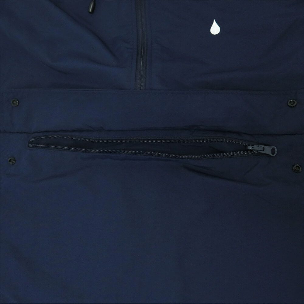 COLOR COMMUNICATIONS JACKET カラーコミュニケーションズ ジャケット DRIP EMB PACKABLE ANORAK NAVY スケートボード スケボー 5