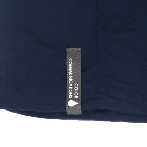 COLOR COMMUNICATIONS JACKET カラーコミュニケーションズ ジャケット DRIP EMB PACKABLE ANORAK NAVY スケートボード スケボー 8