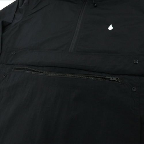 COLOR COMMUNICATIONS JACKET カラーコミュニケーションズ ジャケット DRIP EMB PACKABLE ANORAK BLACK スケートボード スケボー 4