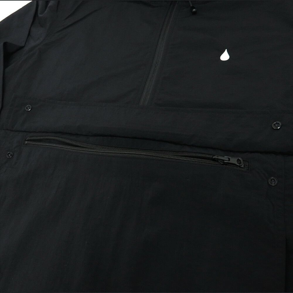 COLOR COMMUNICATIONS JACKET カラーコミュニケーションズ ジャケット DRIP EMB PACKABLE ANORAK BLACK スケートボード スケボー 4