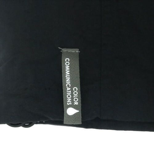 COLOR COMMUNICATIONS JACKET カラーコミュニケーションズ ジャケット DRIP EMB PACKABLE ANORAK BLACK スケートボード スケボー 8