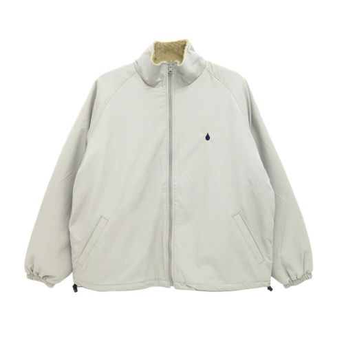 COLOR COMMUNICATIONS JACKET カラーコミュニケーションズ ジャケット DRIP EMB NYLON BOA REVERSIBLE GREY/BEIGE スケートボード スケボー 