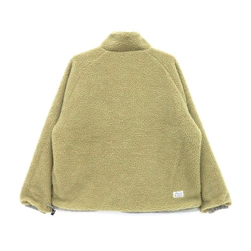 COLOR COMMUNICATIONS JACKET カラーコミュニケーションズ ジャケット DRIP EMB NYLON BOA REVERSIBLE GREY/BEIGE スケートボード スケボー 8