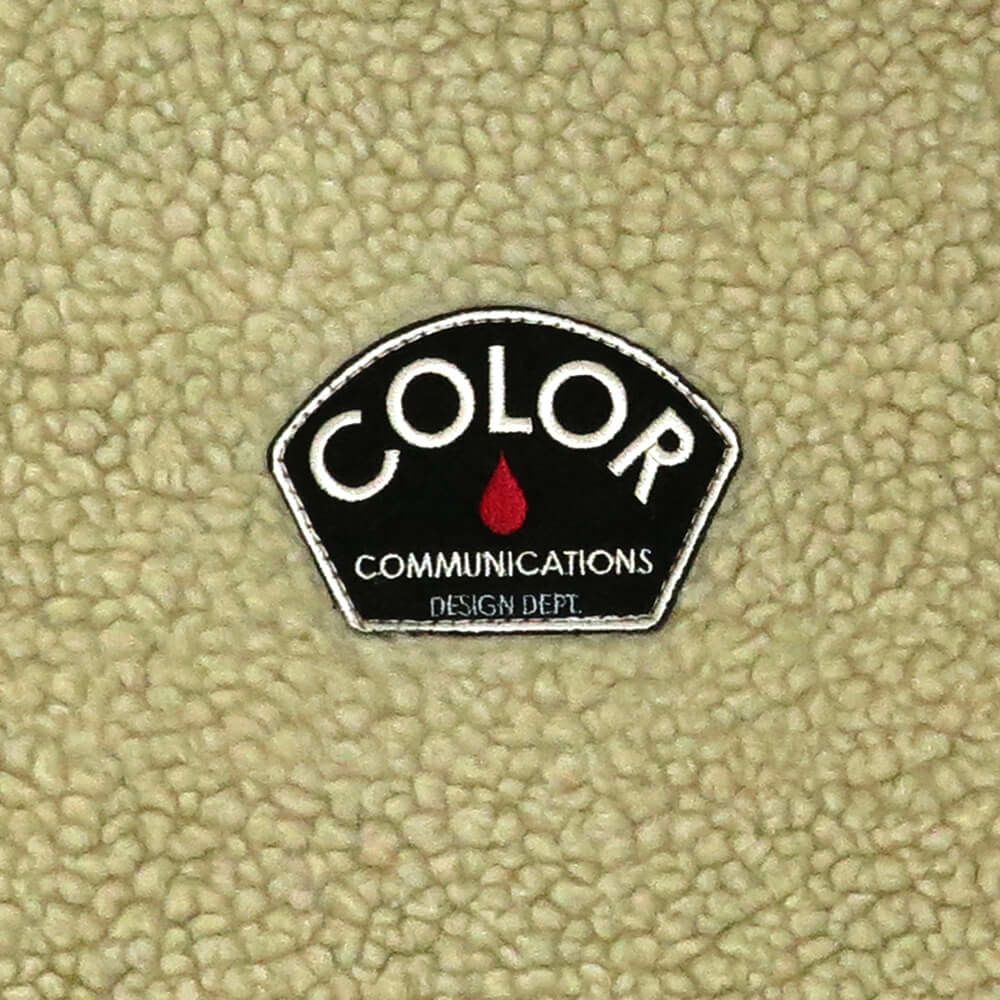 COLOR COMMUNICATIONS JACKET カラーコミュニケーションズ ジャケット DRIP EMB NYLON BOA REVERSIBLE GREY/BEIGE スケートボード スケボー 10