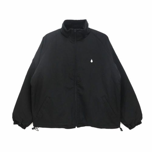 COLOR COMMUNICATIONS JACKET カラーコミュニケーションズ ジャケット DRIP EMB NYLON BOA REVERSIBLE BLACK/BLACK スケートボード スケボー 