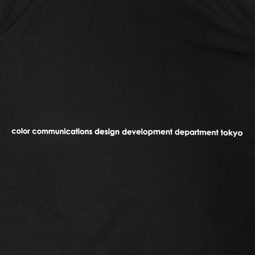 COLOR COMMUNICATIONS JACKET カラーコミュニケーションズ ジャケット DRIP EMB NYLON BOA REVERSIBLE BLACK/BLACK スケートボード スケボー 6