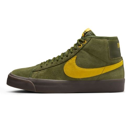 NIKE SB SHOES ナイキSB シューズ スニーカー ZOOM BLAZER MID QS x "ANTIHERO" オリーブ/黄 HM5838-300 スケートボード スケボー 04