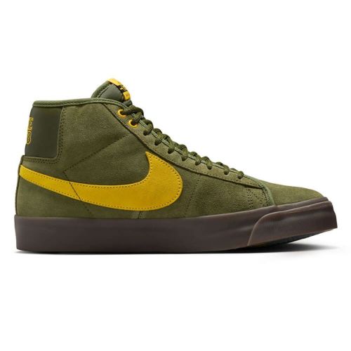 NIKE SB SHOES ナイキSB シューズ スニーカー ZOOM BLAZER MID QS x "ANTIHERO" オリーブ/黄 HM5838-300 スケートボード スケボー 05
