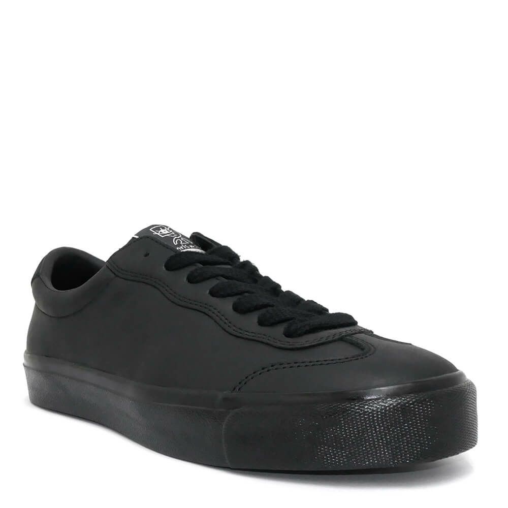 LAST RESORT AB SHOES ラストリゾートエービー シューズ スニーカー VM004 MILIC WAXED LEATHER LO（BLACK LABEL） WORN BLACK/BLACK スケートボード スケボー