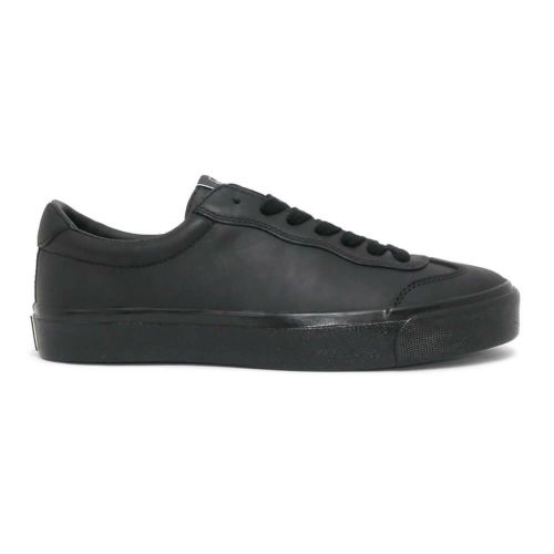 LAST RESORT AB SHOES ラストリゾートエービー シューズ スニーカー VM004 MILIC WAXED LEATHER LO（BLACK LABEL） WORN BLACK/BLACK スケートボード スケボー 4