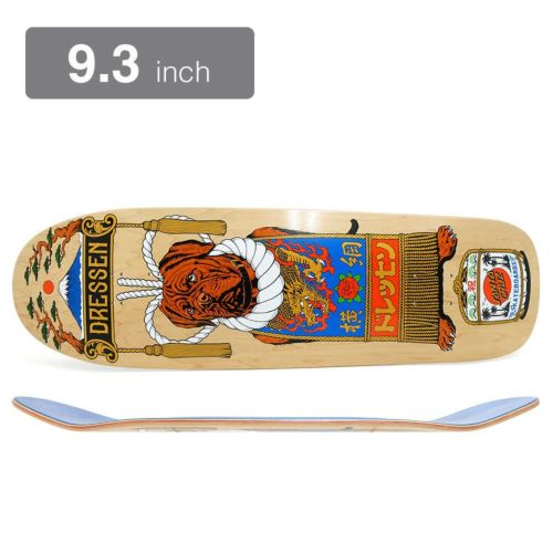 SANTA CRUZ DECK サンタクルーズ デッキ ERIC DRESSEN SUMO DOG SHAPED 9.3 スケートボード スケボー