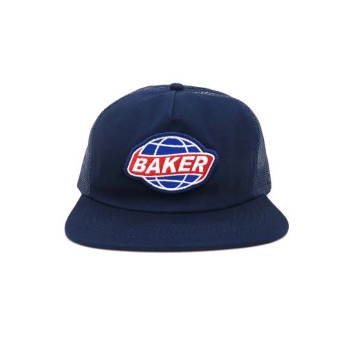 BAKER MESHCAP ベイカー メッシュキャップ UNIVERSAL TRUCKER SNAPBACK NAVY スケートボード スケボー 1