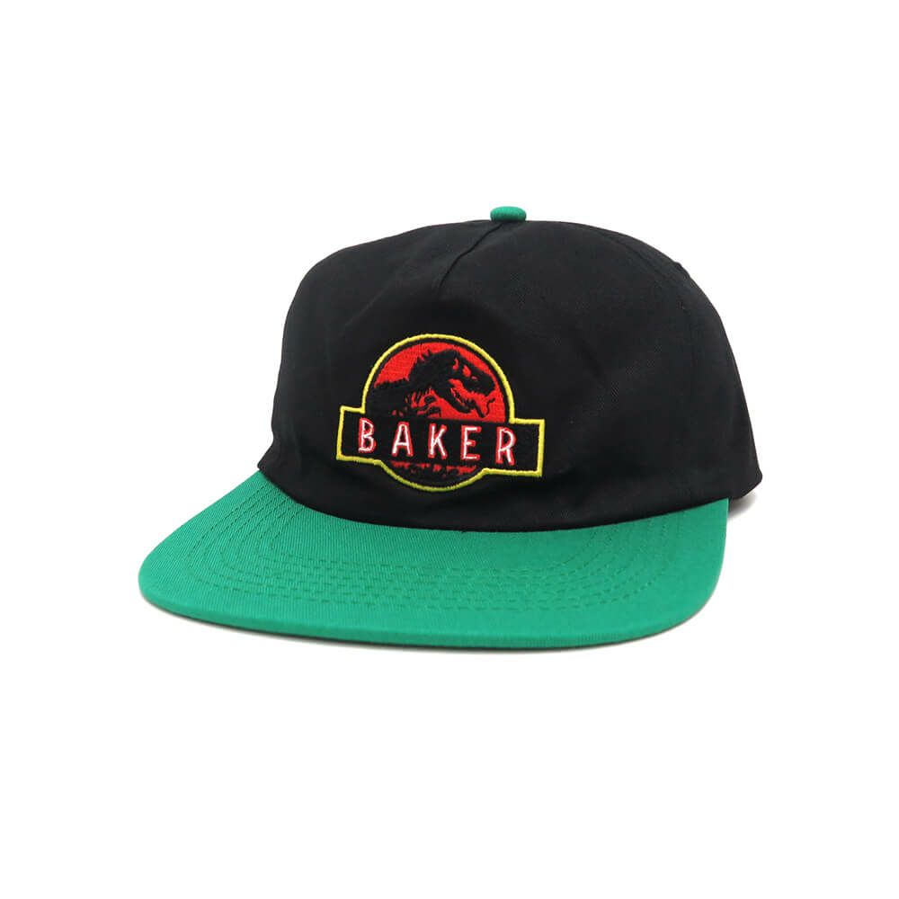 BAKER CAP ベイカー キャップ STONED AGE SNAPBACK BLACK/GREEN スケートボード スケボー 