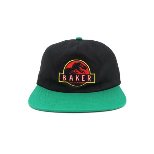 BAKER CAP ベイカー キャップ STONED AGE SNAPBACK BLACK/GREEN スケートボード スケボー 1