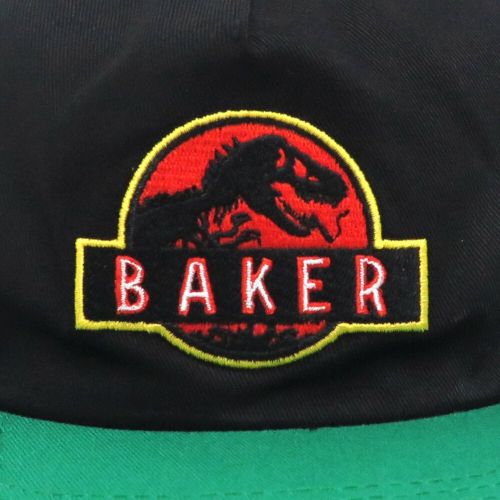 BAKER CAP ベイカー キャップ STONED AGE SNAPBACK BLACK/GREEN スケートボード スケボー 4