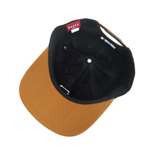 BAKER CAP ベイカー キャップ CAPITAL B SNAPBACK BLACK/BROWN スケートボード スケボー 3