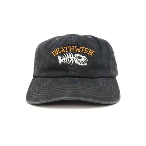 DEATHWISH CAP デスウィッシュ キャップ PIRANHA SNAPBACK BLACK スケートボード スケボー 1