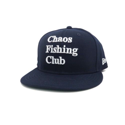 CHAOS FISHING CLUB CAP カオスフィッシングクラブ キャップ LOGO (NEW ERA) NAVY スケートボード スケボー 