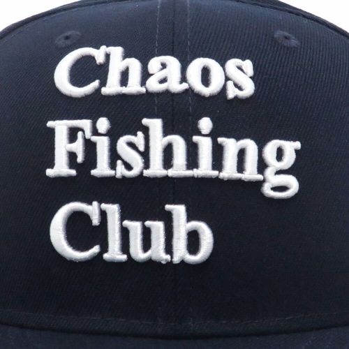 CHAOS FISHING CLUB CAP カオスフィッシングクラブ キャップ LOGO (NEW ERA) NAVY スケートボード スケボー 5