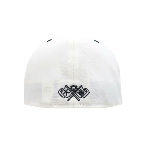 CHAOS FISHING CLUB CAP カオスフィッシングクラブ キャップ LOGO (NEW ERA) WHITE/BLACK スケートボード スケボー 3