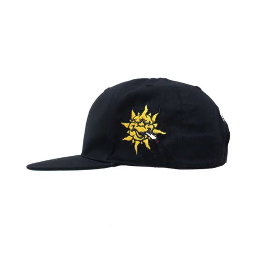 PRIMITIVE CAP プリミティブ キャップ BURNT SNAPBACK BLACK スケートボード スケボー 3