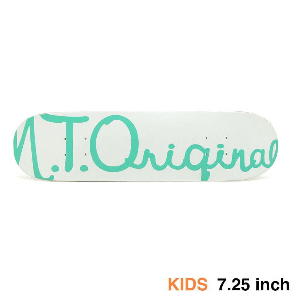 N.T.ORIGINAL DECK エヌティーオリジナル デッキ（子供用） TEAM LOGO GLOW IN THE DARK 7.25 スケートボード スケボー