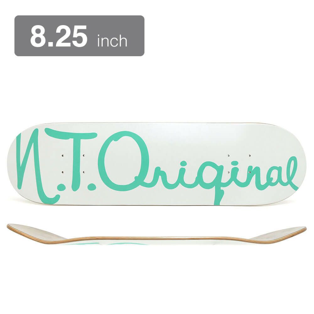 N.T.ORIGINAL DECK エヌティーオリジナル デッキ TEAM LOGO GLOW IN THE DARK 8.25 スケートボード スケボー