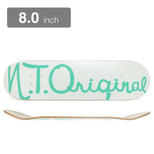 N.T.ORIGINAL DECK エヌティーオリジナル デッキ TEAM LOGO GLOW IN THE DARK 8.0 スケートボード スケボー