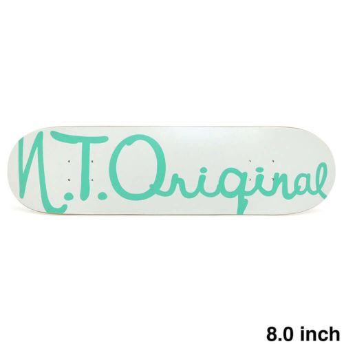 N.T.ORIGINAL DECK エヌティーオリジナル デッキ TEAM LOGO GLOW IN THE DARK 8.0 スケートボード スケボー