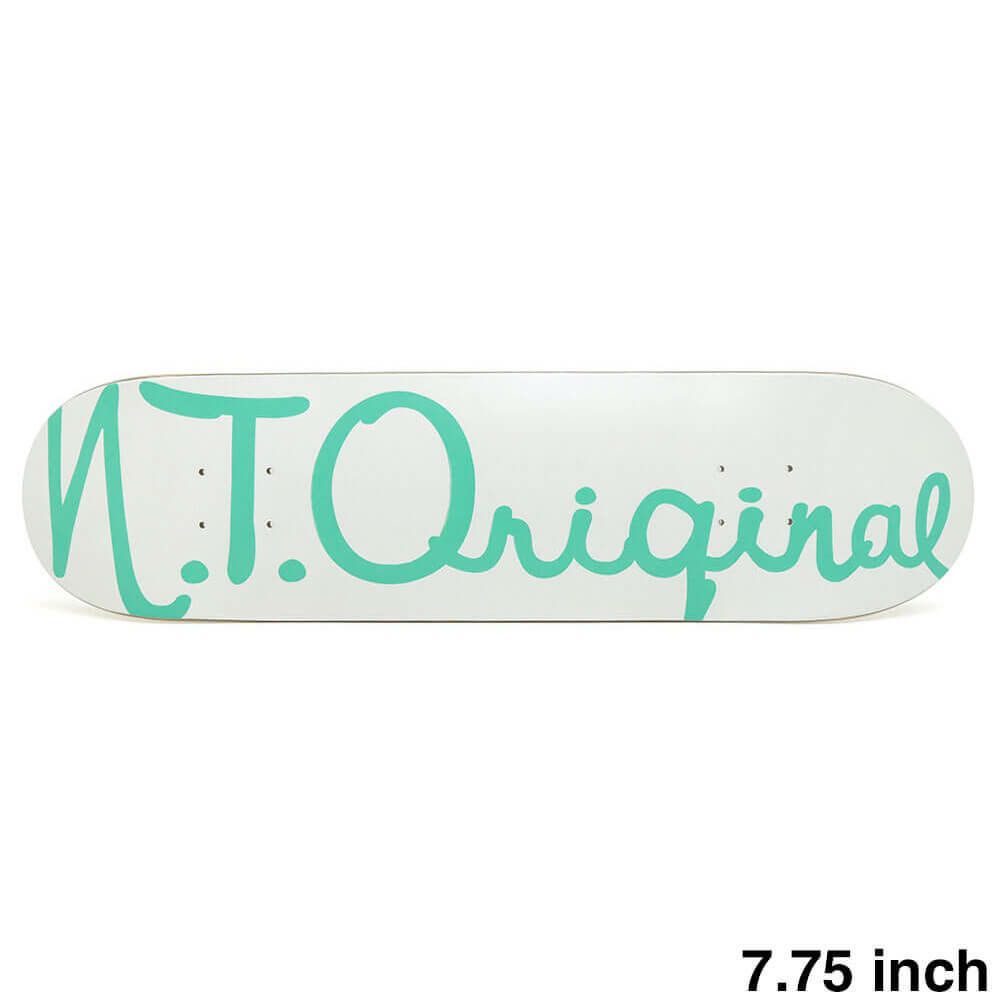N.T.ORIGINAL DECK エヌティーオリジナル デッキ TEAM LOGO GLOW IN THE DARK 7.75 スケートボード スケボー