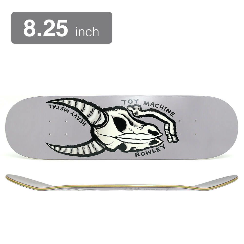 TOY MACHINE DECK トイマシーン デッキ GEOFF ROWLEY HEAVY METAL 8.25 スケートボード スケボー