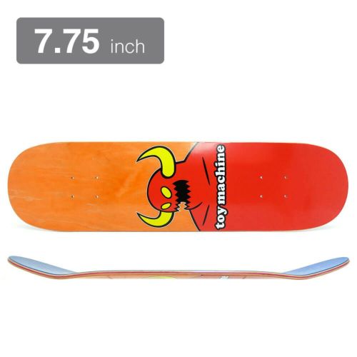 TOY MACHINE DECK トイマシーン デッキ TEAM MONSTER ORANGE STAIN 7.75 スケートボード スケボー