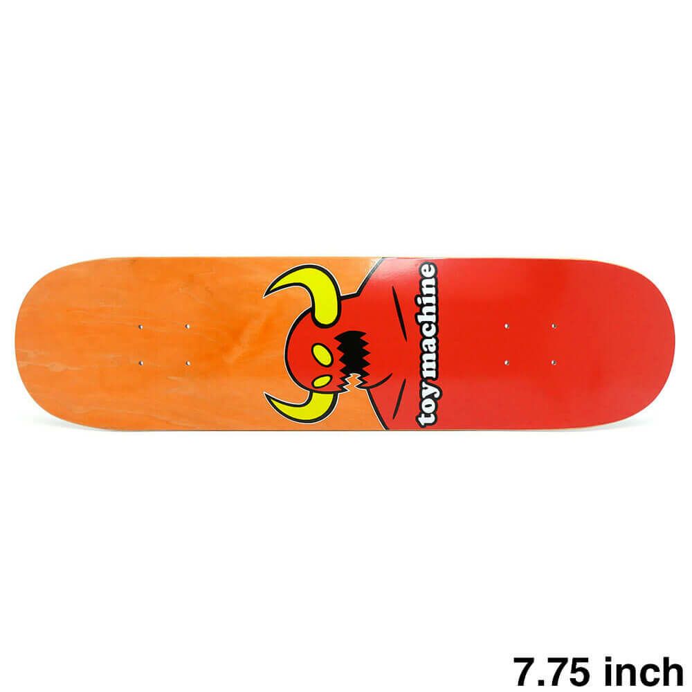 TOY MACHINE DECK トイマシーン デッキ TEAM MONSTER ORANGE STAIN 7.75 スケートボード スケボー