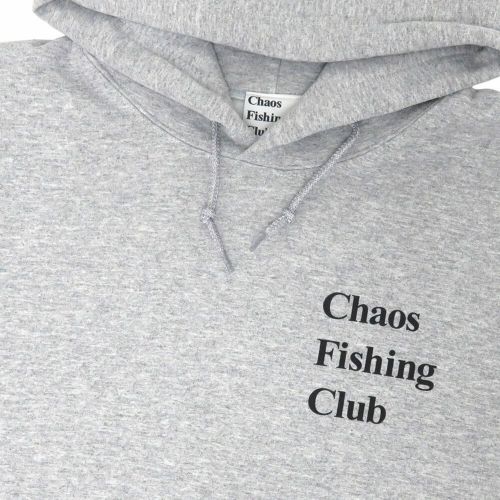 CHAOS FISHING CLUB HOOD カオスフィッシングクラブ パーカー ONNA HOODIE GREY スケートボード スケボー 2