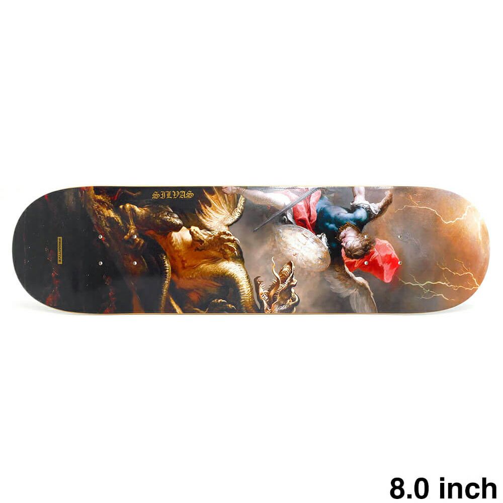 PRIMITIVE DECK プリミティブ デッキ MILES SILVAS COURAGE 8.0 スケートボード スケボー