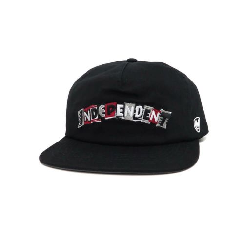  INDEPENDENT CAP インディペンデント キャップ LANCE MOUNTAIN RANSOME SNAPBACK BLACK スケートボード スケボー 