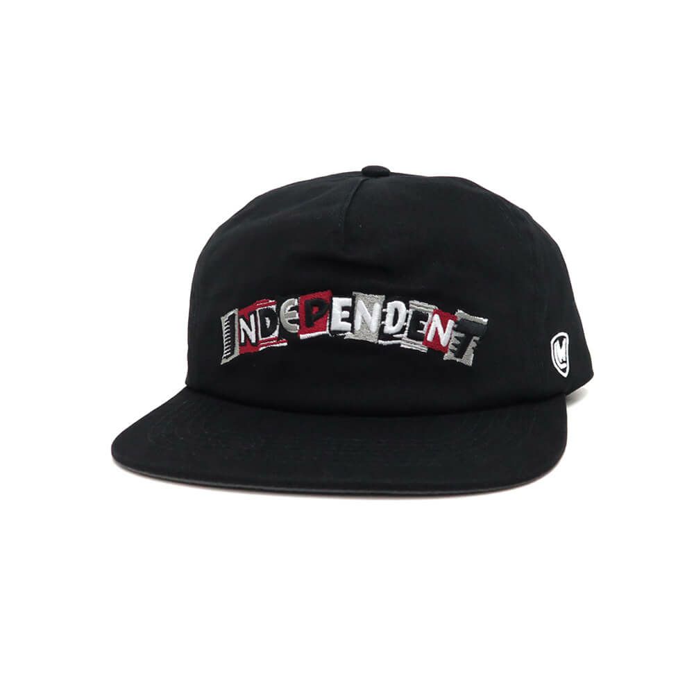  INDEPENDENT CAP インディペンデント キャップ LANCE MOUNTAIN RANSOME SNAPBACK BLACK スケートボード スケボー 
