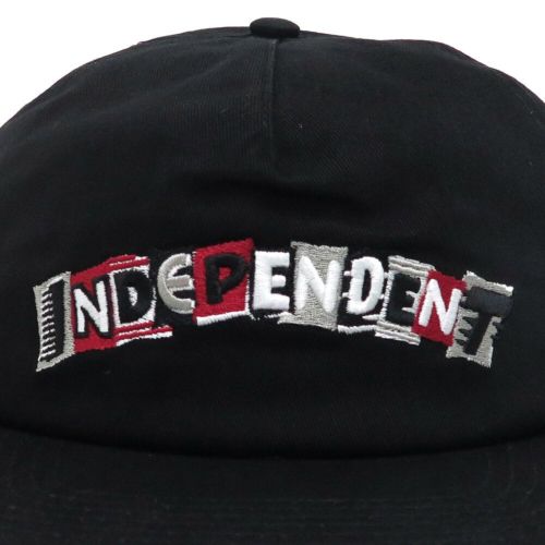  INDEPENDENT CAP インディペンデント キャップ LANCE MOUNTAIN RANSOME SNAPBACK BLACK スケートボード スケボー 5