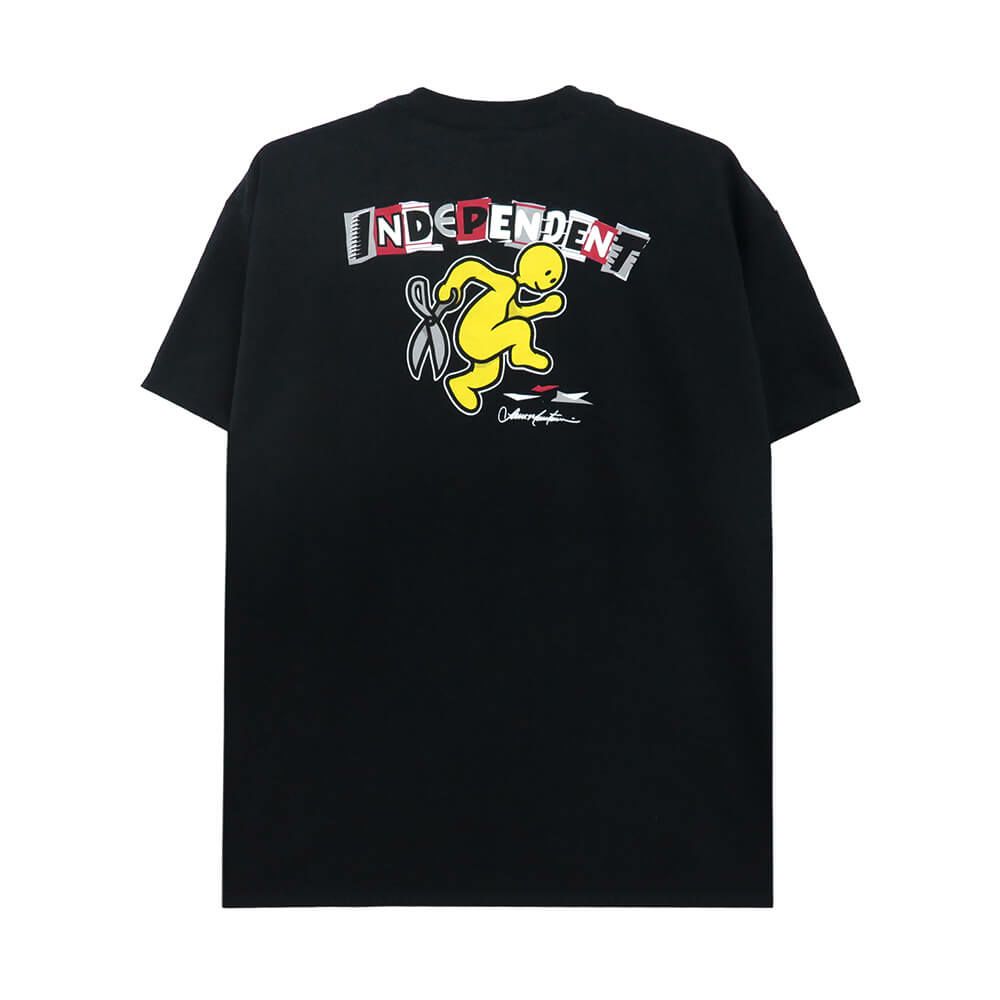 INDEPENDENT T-SHIRT インディペンデント Tシャツ LANCE MOUNTAIN RANSOME BLACK スケートボード スケボー 