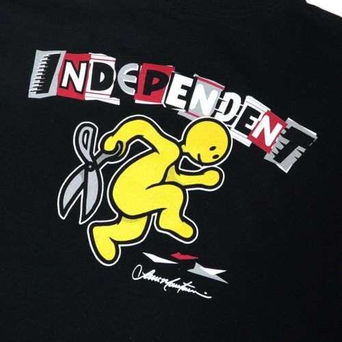 INDEPENDENT T-SHIRT インディペンデント Tシャツ LANCE MOUNTAIN RANSOME BLACK スケートボード スケボー 3