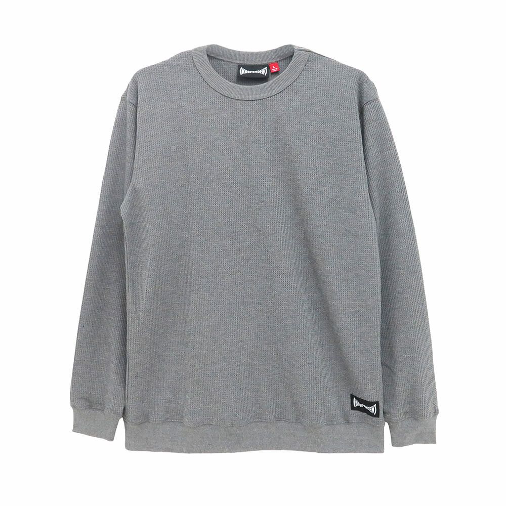  INDEPENDENT LONG SLEEVE インディペンデント ロングスリーブTシャツ CANNERY THERMAL GREY スケートボード スケボー 