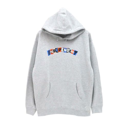  INDEPENDENT HOOD インディペンデント パーカー LANCE MOUNTAIN RANSOME GREY スケートボード スケボー 