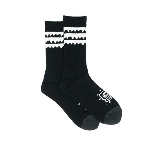 MAGICAL MOSH MISFITS SOCKS マジカルモッシュミスフィッツ ソックス 靴下 マモミ BLACK/WHITE スケートボード スケボー 3