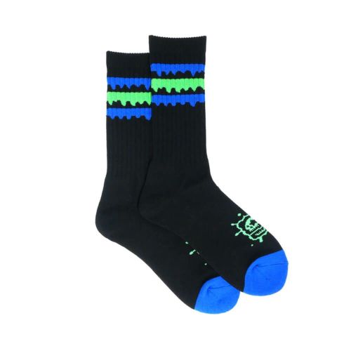 MAGICAL MOSH MISFITS SOCKS マジカルモッシュミスフィッツ ソックス 靴下 マモミ BLACK/BLUE スケートボード スケボー 3