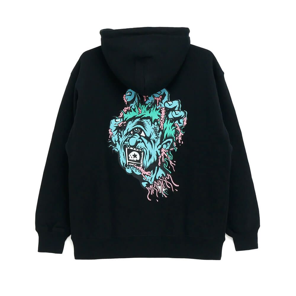  MAGICAL MOSH MISFITS HOOD マジカルモッシュミスフィッツ パーカー SANTA CRUZ x MXMXM SCREAMING HEAD BLACK スケートボード スケボー 